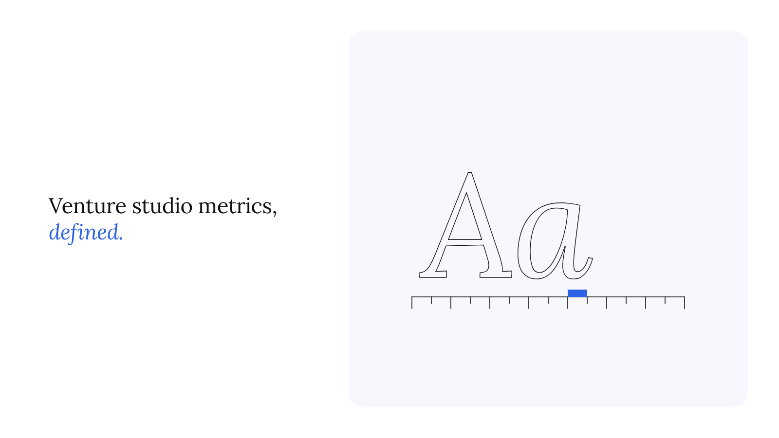 Venture studio metrics, defined: survival rate, exit ratio, time to Series A, studio multiple and the numbers that get confused