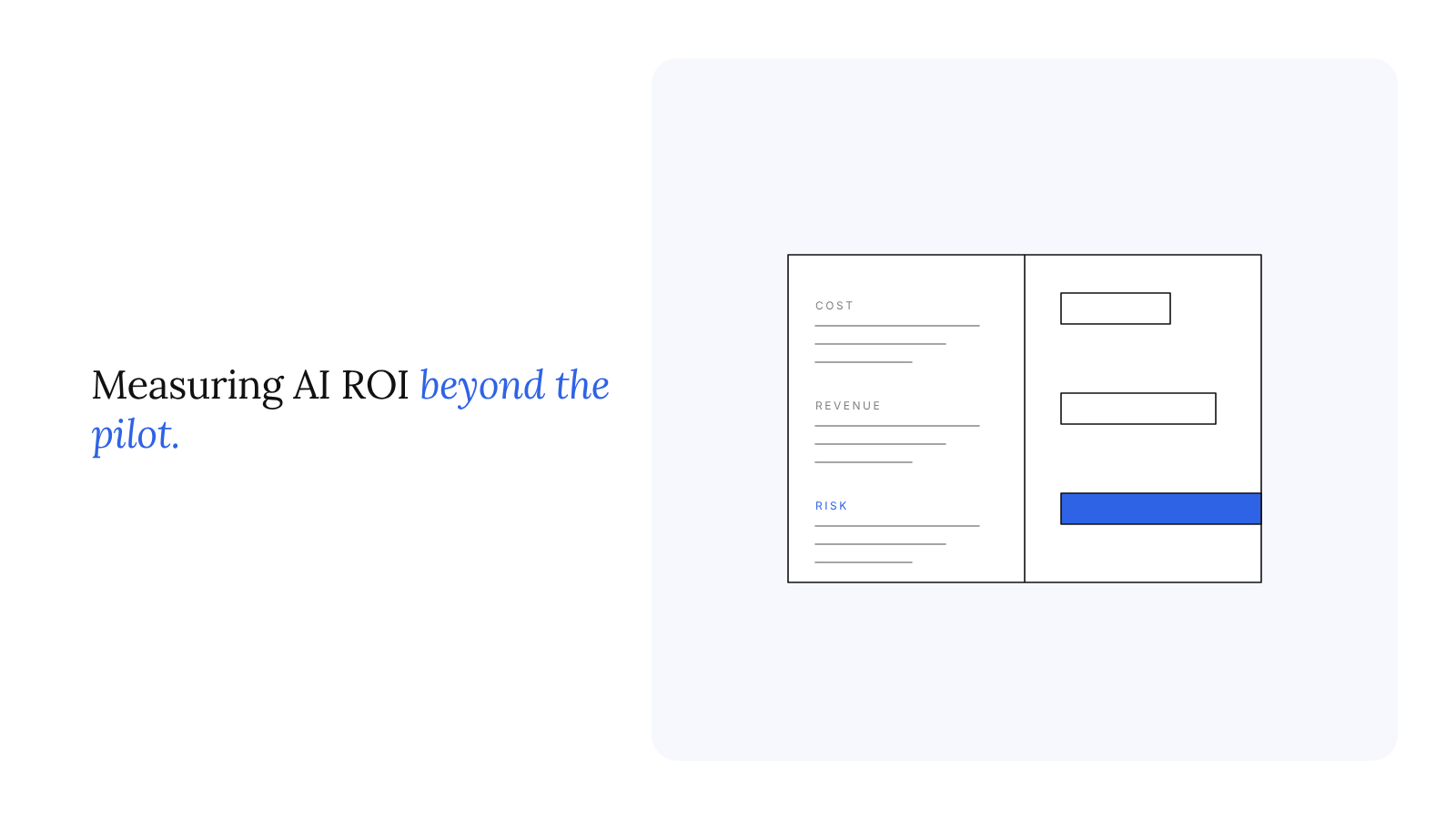 AI ROI measurement beyond the pilot: a three-tier value ledger for enterprises