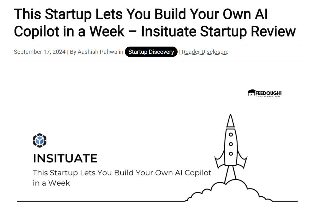 This Startup Lets You Build Your Own AI Copilot in a Week - Insituate AI